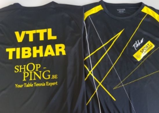 Digitallogo und Direktflock Tibhar