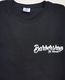 Siebdruck weiss T-Shirt Brust links Barbershop St. Wendel